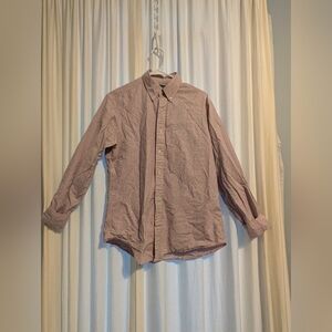 Women's Medium/Large Ralph Lauren Green And Pink Checkered Button Down